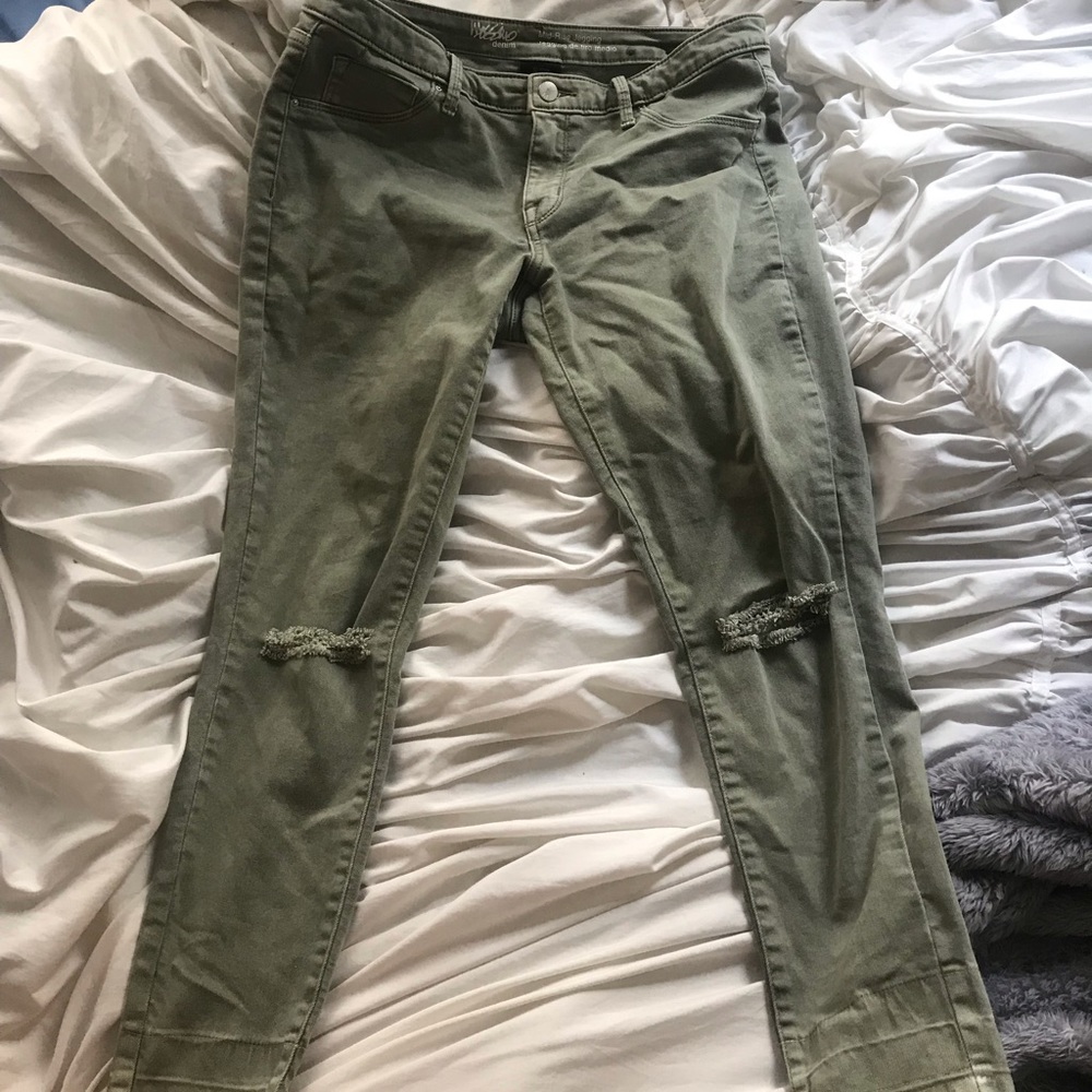 Army Green jeans